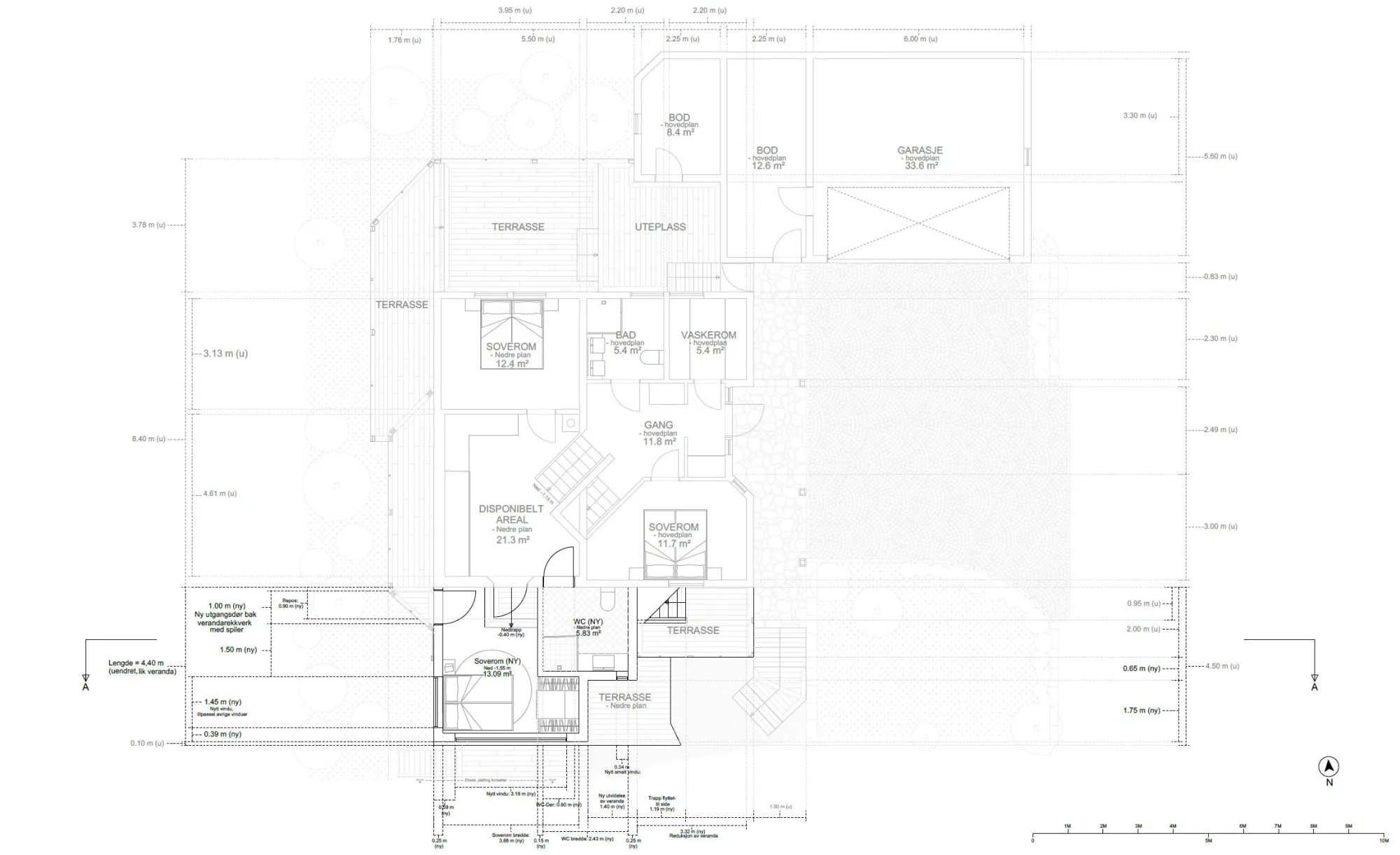 Fredrikstad tilbygg – omsøkt plan